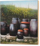 Jars Of Korea Wood Print