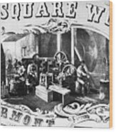 Steel Square Works, 1857 #0037086 Wood Print