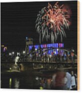 06 Canalside 4th Of July 2016 Wood Print