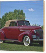 1939 Chevrolet Convertible Wood Print