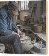 A Village Pottery Studio, Japan #4 Wood Print