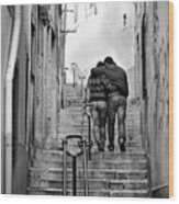 Alfama Street #1 Wood Print