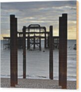 Brighton West Pier #1 Wood Print
