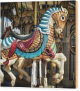 Carousel Horse #2 Wood Print