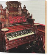Church Organ Wood Print