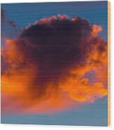 Clouds Of Sunset #1 Wood Print