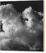 Cumulus Conjestus Clouds #1 Wood Print