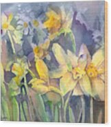 Daffodils #1 Wood Print