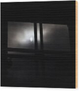 Dark Window #1 Wood Print