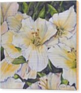 Daylilies #1 Wood Print
