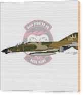 F-4e Phantom Ii #3 Wood Print