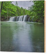 Falling Waters Falls #1 Wood Print