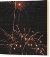 Fireworks #1 Wood Print