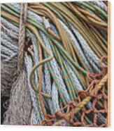Fishing Nets #1 Wood Print
