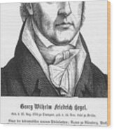 Georg Wilhelm Hegel #3 Wood Print