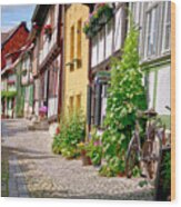 German Old Village Quedlinburg Wood Print