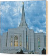 Gilbert Arizona Lds Temple #1 Wood Print