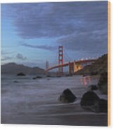 Golden Gate Bridge #2 Wood Print