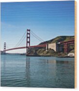 Golden Gate Bridge In San Francisco, Usa Wood Print