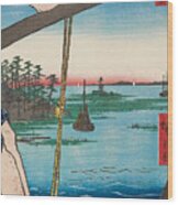 Haneda Ferry And Benten Shrine #1 Wood Print