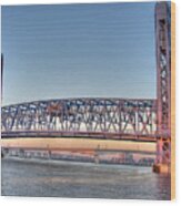 Jacksonville's Blue Bridge #1 Wood Print