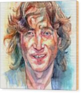 John Lennon Portrait #2 Wood Print