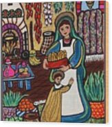 Kitchen Madonna #4 Wood Print