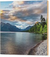 Lake Mcdonald Glacier National Park #1 Wood Print