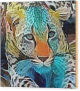 Leopard  #1 Wood Print