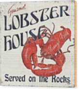 Lobster House Wood Print