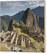 Machu Picchu Inca Ruins #2 Wood Print