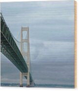 Mackinac Bridge #1 Wood Print