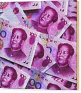 Mao Money #1 Wood Print