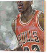 Michael Jordan #1 Wood Print