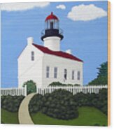Old Point Loma Lighthouse #1 Wood Print