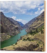 Oxbow Dam Tailwater Idaho Journey Landscape Photography By Kaylyn Franks Wood Print