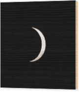 Partial Soalr Eclipse Over South Carolina Usa #1 Wood Print