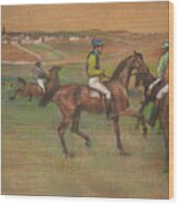 Race Horses #1 Wood Print
