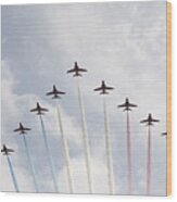 Red Arrows #6 Wood Print