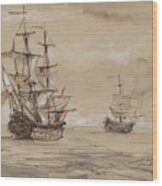 Sail Ships #1 Wood Print