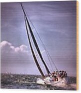 Sailing To Nantucket 003 Wood Print