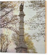 Soldiers And Sailors Monument - Boston #2 Wood Print
