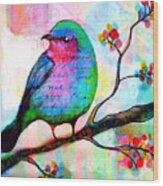 Songbird #2 Wood Print