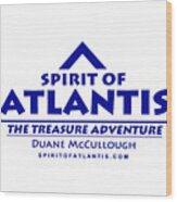 Spirit Of Atlantis Logo #2 Wood Print