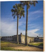 St. Augustine Fort #2 Wood Print