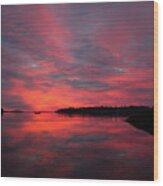 Sunrise Reflection #1 Wood Print