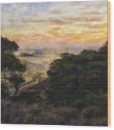 Sunset Wood Print
