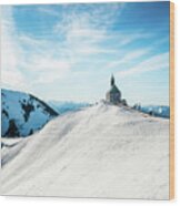 The Chapel In The Alps Wood Print