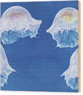 The Jellyfish Nursery #1 Wood Print