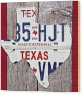 The Lone Star State #1 Wood Print